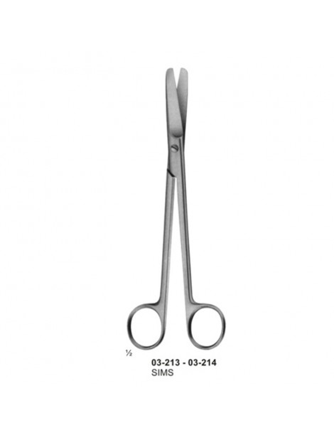 Scissors for deep operation and for Gynaecology